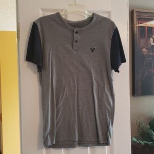 American Eagle classic fit henley tee